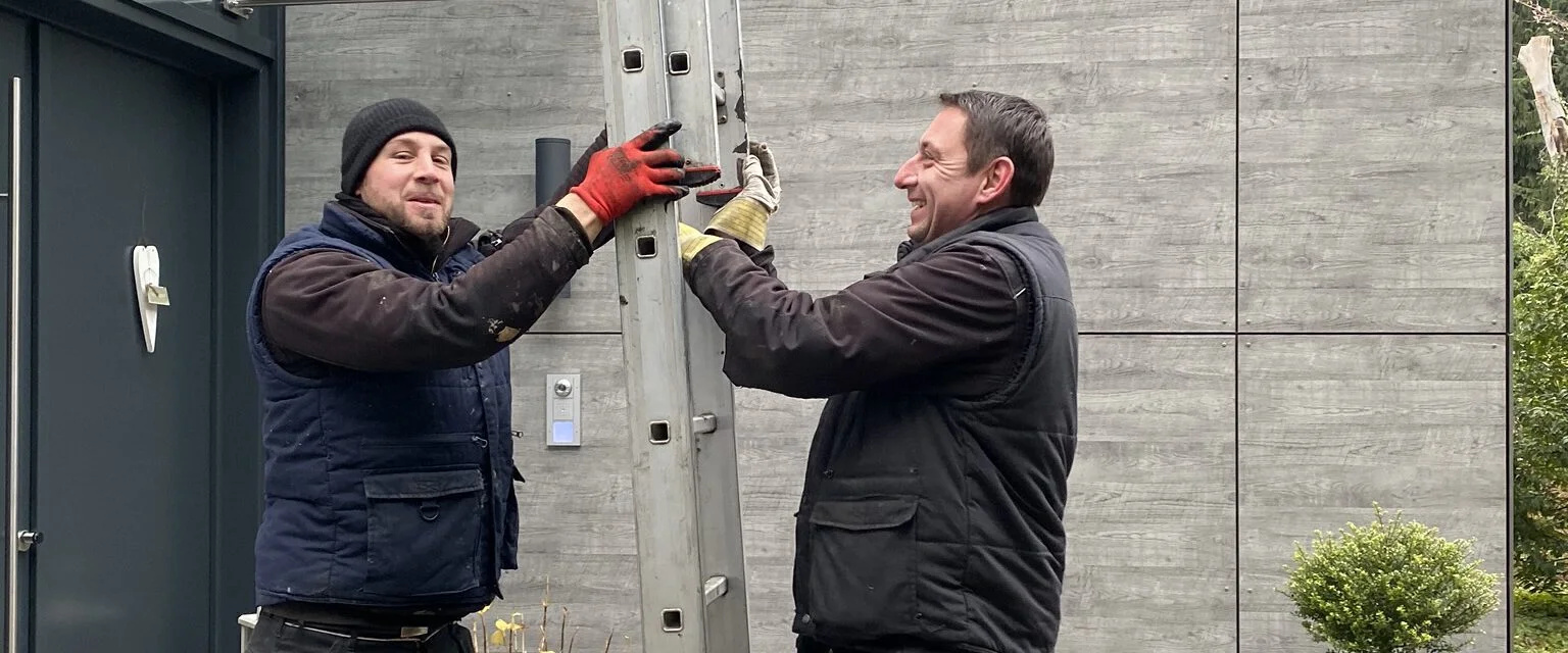 Handwerker bei der Arbeit